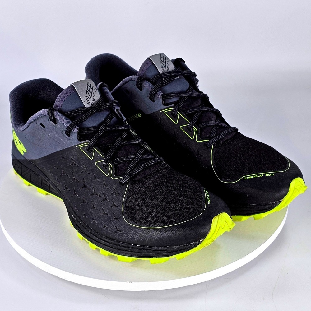 New Balance Vazee Summit V2 Trail Running Shoes Mens 10 Black Yellow MTSUMBG2